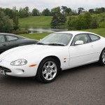 Jaguar XK8 in White Quite Unusual