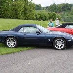 Nice XKR in Pacific Blue with Double Five Alloys