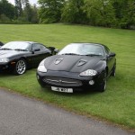 XKR with Matt Black Finish on Bonnet XKEC Growler 2012 Event