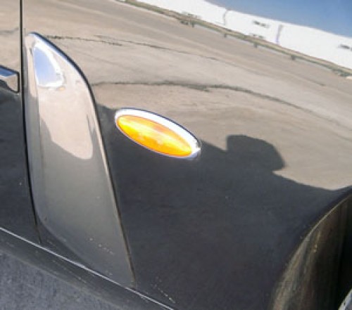 Jaguar XK8 XKR Accessories Side Indicator Lamp Chrome Rim