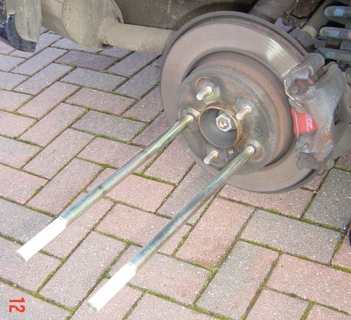 Jaguar XK8 XKR Wheel Accessories Easy Rod Wheel Removers