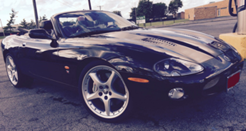 Jaguar XKR 4.2 2004 Owned by Mr S Spriggs Refurbished 20 ins Detroit Wheels Supplied by Ourselves
