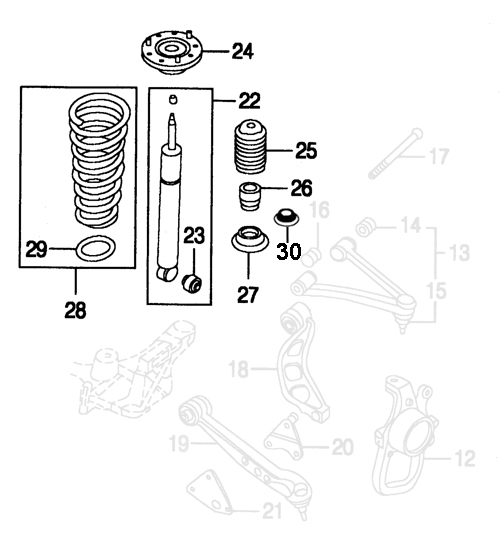 jaguar xj8 rear shock replacement