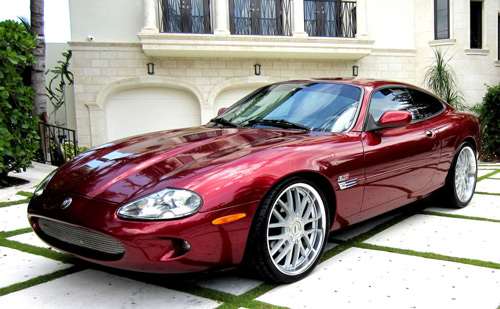 Stunning Looking Jaguar XK8 with-Lowering Kit and Larger Wheels